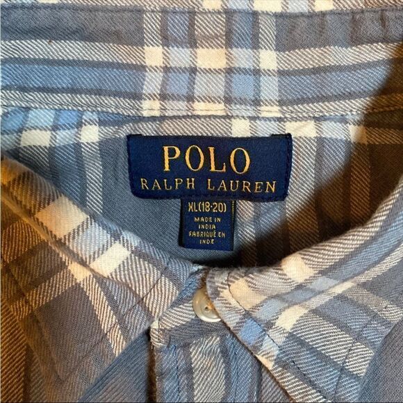 Polo Flannel Boys Shirt  - Picture 3 of 5